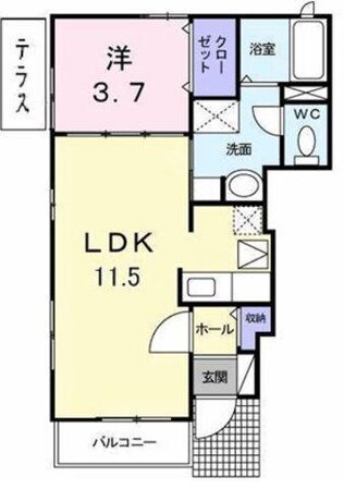 アルビレオ　三ツ沢の物件間取画像